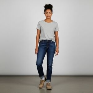 Rohde Leather Wornen's Tan Wedge Lace-Up Comfort Walking Shoes, NWOT, Size 6